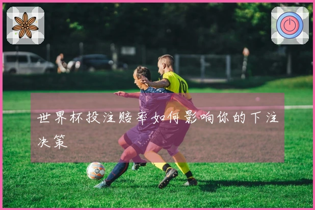 世界杯投注赔率如何影响你的下注决策