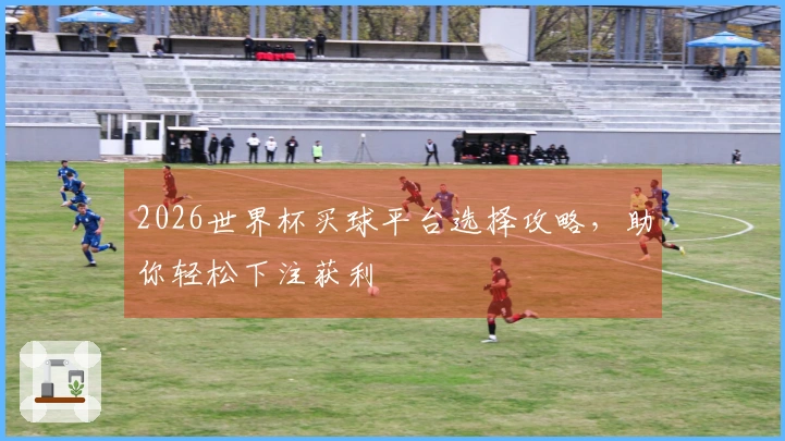 2026世界杯买球平台选择攻略，助你轻松下注获利